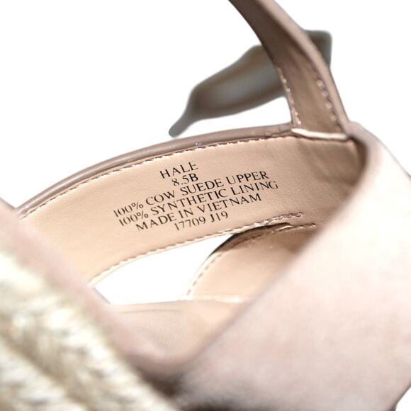 Ralph Lauren Hale Wedge Sandals Khaki Size 8.5 NWT - Picture 16 of 16